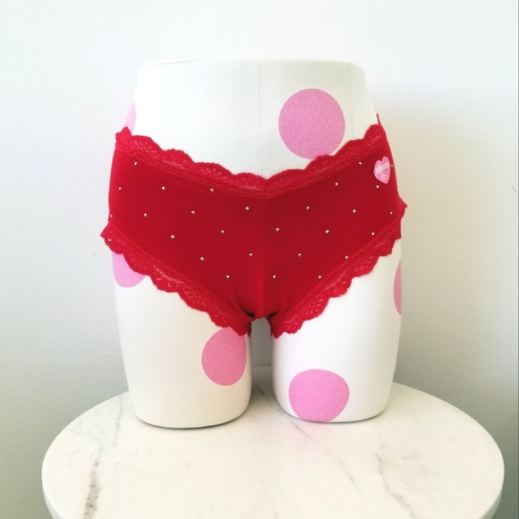 Victoria's Secret PINK Vintage Extra Low Rise Cheeky Hipster Panty Jeweled NWT - Picture 2 of 10